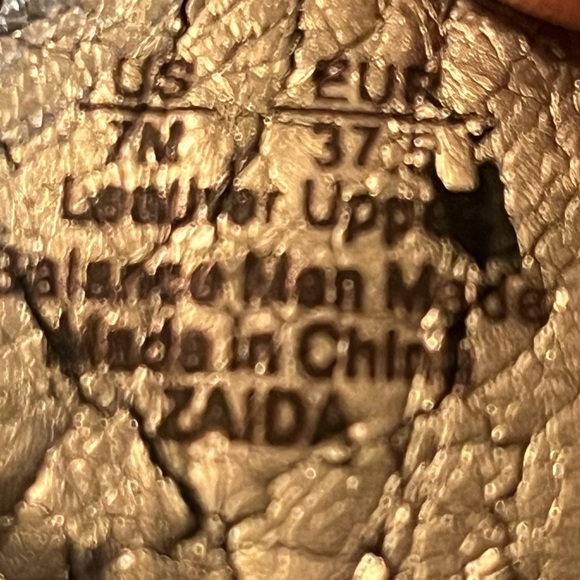 Sam Edelman Zaida Sz 7 pump featuring ankle cuff with silver-tone outer zipper - Picture 7 of 7